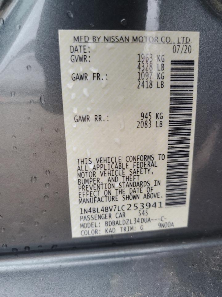 Photo 12 VIN: 1N4BL4BV7LC253941 - NISSAN ALTIMA 