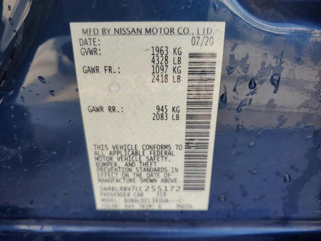 Photo 11 VIN: 1N4BL4BV7LC255172 - NISSAN ALTIMA 