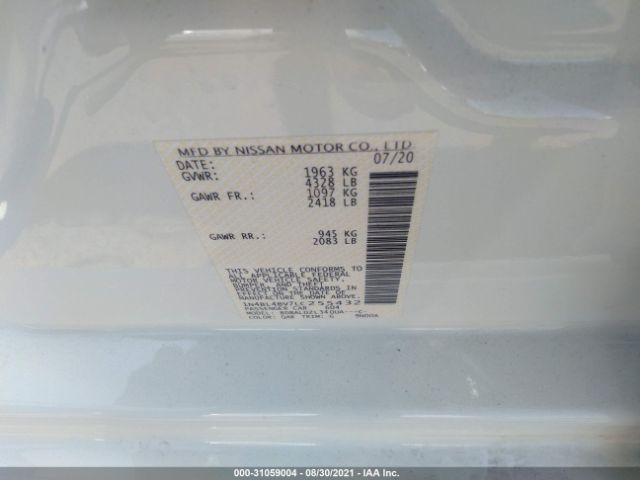 Photo 8 VIN: 1N4BL4BV7LC255432 - NISSAN ALTIMA 