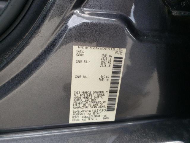 Photo 12 VIN: 1N4BL4BV7LN305430 - NISSAN ALTIMA S 