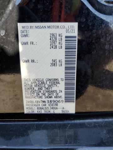 Photo 11 VIN: 1N4BL4BV7MN389069 - NISSAN ALTIMA S 