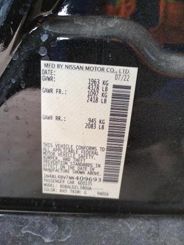 Photo 11 VIN: 1N4BL4BV7NN409693 - NISSAN ALTIMA S 