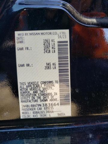 Photo 12 VIN: 1N4BL4BV7PN383664 - NISSAN ALTIMA S 