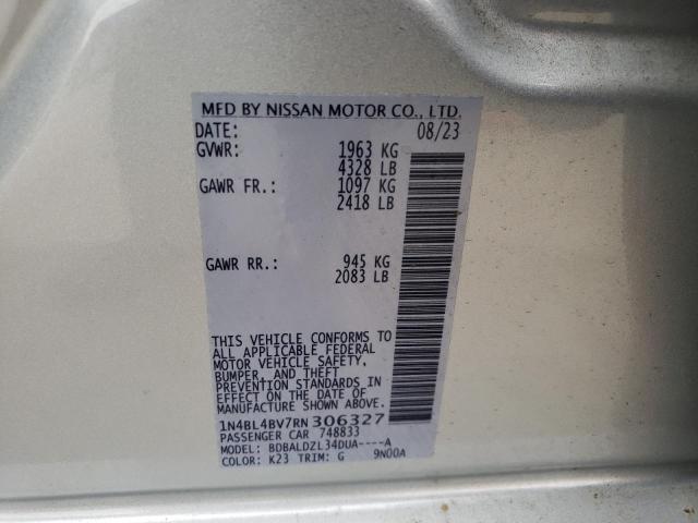 Photo 11 VIN: 1N4BL4BV7RN306327 - NISSAN ALTIMA 