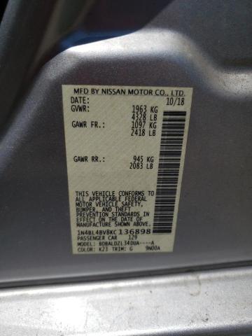 Photo 12 VIN: 1N4BL4BV8KC136898 - NISSAN ALTIMA S 