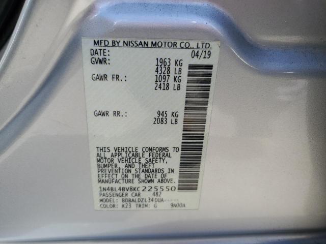 Photo 11 VIN: 1N4BL4BV8KC225550 - NISSAN ALTIMA 