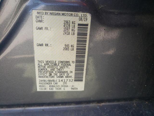 Photo 11 VIN: 1N4BL4BV8LC141732 - NISSAN ALTIMA 