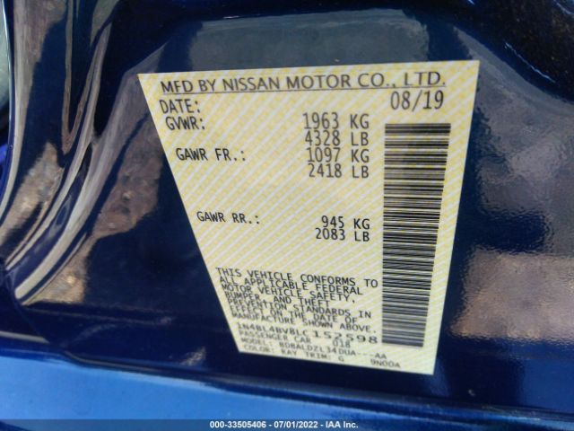 Photo 8 VIN: 1N4BL4BV8LC152598 - NISSAN ALTIMA 