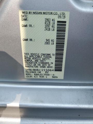 Photo 11 VIN: 1N4BL4BV8LC155064 - NISSAN ALTIMA S 