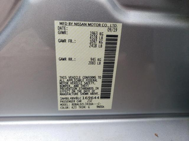 Photo 11 VIN: 1N4BL4BV8LC169644 - NISSAN ALTIMA S 