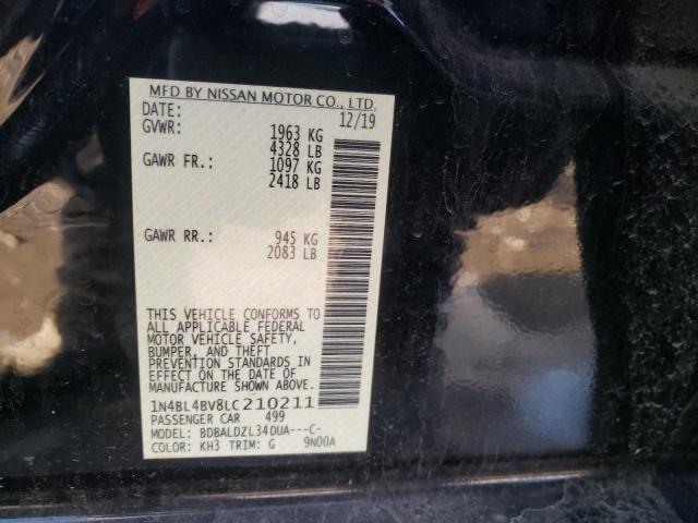 Photo 11 VIN: 1N4BL4BV8LC210211 - NISSAN ALTIMA S 