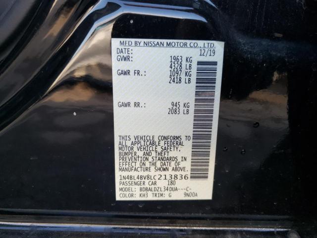 Photo 11 VIN: 1N4BL4BV8LC213836 - NISSAN ALTIMA 