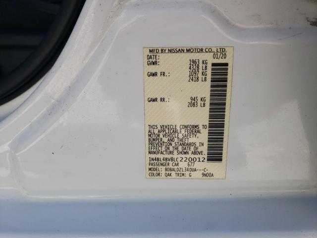 Photo 11 VIN: 1N4BL4BV8LC220012 - NISSAN ALTIMA 