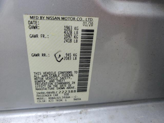 Photo 11 VIN: 1N4BL4BV8LC222388 - NISSAN ALTIMA 