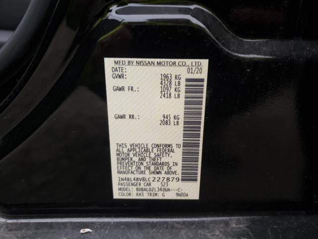 Photo 9 VIN: 1N4BL4BV8LC227879 - NISSAN ALTIMA S 