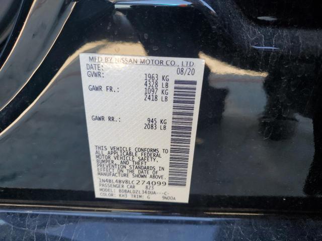 Photo 12 VIN: 1N4BL4BV8LC274099 - NISSAN ALTIMA S 