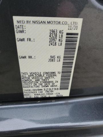 Photo 12 VIN: 1N4BL4BV8MN329298 - NISSAN ALTIMA 