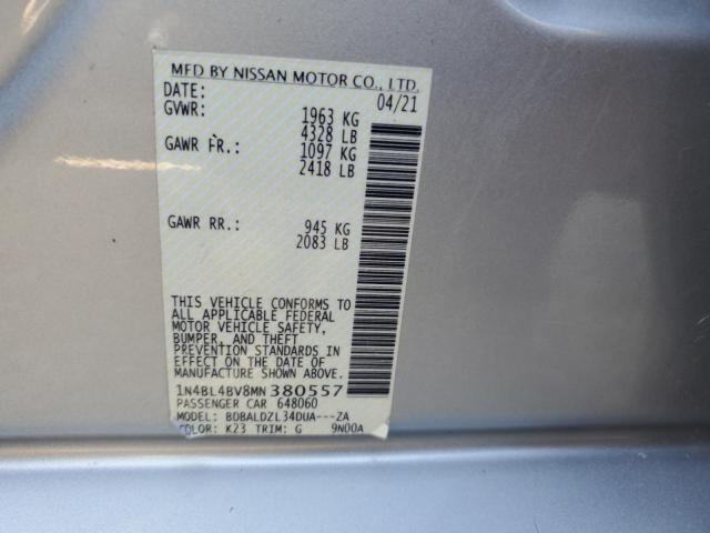 Photo 11 VIN: 1N4BL4BV8MN380557 - NISSAN ALTIMA S 