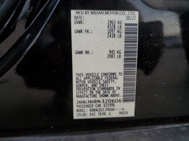 Photo 11 VIN: 1N4BL4BV8PN320606 - NISSAN ALTIMA S 