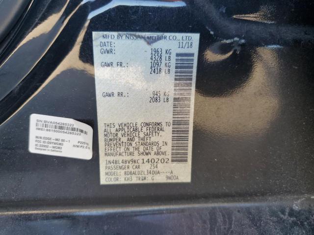 Photo 11 VIN: 1N4BL4BV9KC140202 - NISSAN ALTIMA 