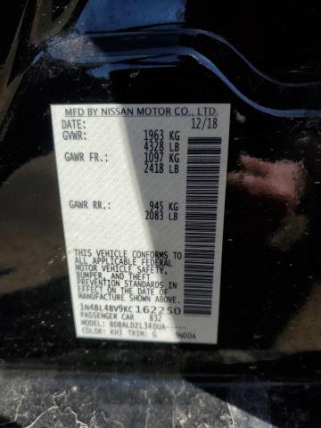 Photo 11 VIN: 1N4BL4BV9KC162250 - NISSAN ALTIMA S 