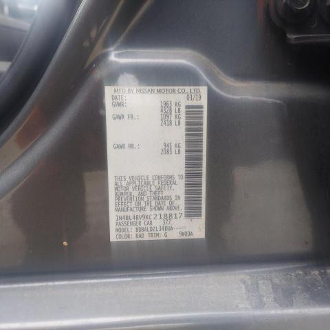 Photo 11 VIN: 1N4BL4BV9KC218817 - NISSAN ALTIMA S 