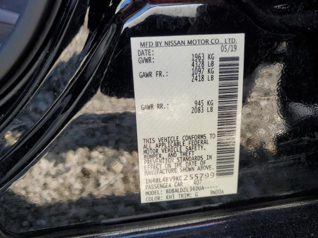 Photo 11 VIN: 1N4BL4BV9KC255799 - NISSAN ALTIMA S 