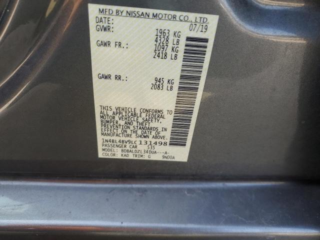 Photo 11 VIN: 1N4BL4BV9LC131498 - NISSAN ALTIMA S 