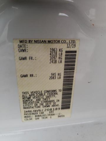 Photo 12 VIN: 1N4BL4BV9LC208189 - NISSAN ALTIMA S 