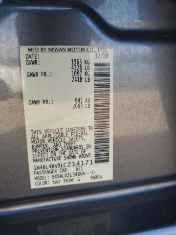 Photo 11 VIN: 1N4BL4BV9LC214171 - NISSAN ALTIMA S 