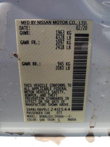 Photo 11 VIN: 1N4BL4BV9LC240544 - NISSAN ALTIMA 