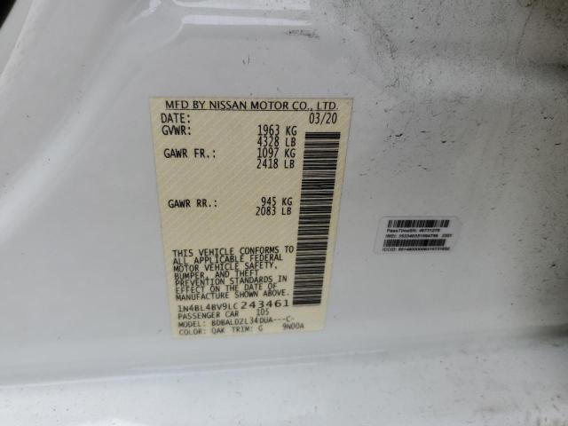 Photo 11 VIN: 1N4BL4BV9LC243461 - NISSAN ALTIMA 