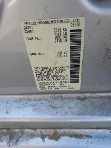 Photo 11 VIN: 1N4BL4BV9LC245663 - NISSAN ALTIMA S 