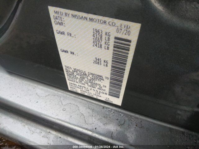 Photo 8 VIN: 1N4BL4BV9LC255108 - NISSAN ALTIMA 