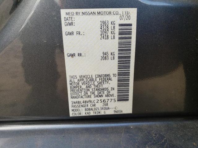 Photo 11 VIN: 1N4BL4BV9LC256775 - NISSAN ALTIMA S 