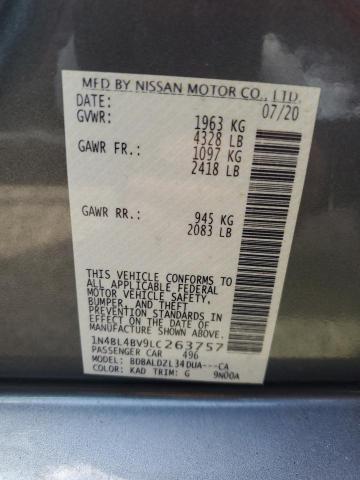 Photo 12 VIN: 1N4BL4BV9LC263757 - NISSAN ALTIMA S 