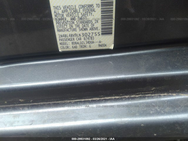 Photo 8 VIN: 1N4BL4BV9LN302755 - NISSAN ALTIMA 