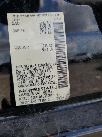 Photo 11 VIN: 1N4BL4BV9LN314162 - NISSAN ALTIMA S 