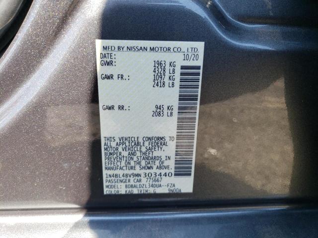 Photo 11 VIN: 1N4BL4BV9MN303440 - NISSAN ALTIMA S 