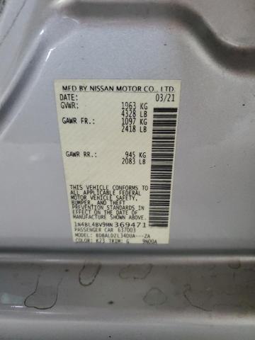 Photo 11 VIN: 1N4BL4BV9MN369471 - NISSAN ALTIMA S 