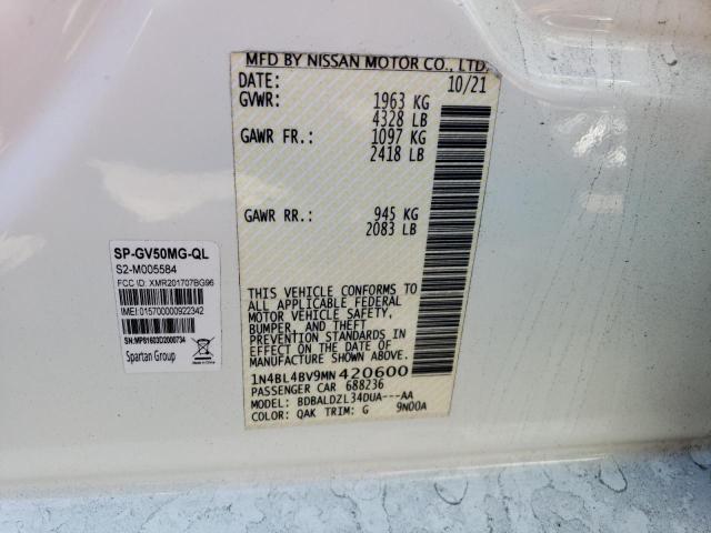 Photo 11 VIN: 1N4BL4BV9MN420600 - NISSAN ALTIMA 