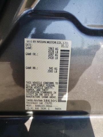 Photo 11 VIN: 1N4BL4BV9NN386305 - NISSAN ALTIMA 