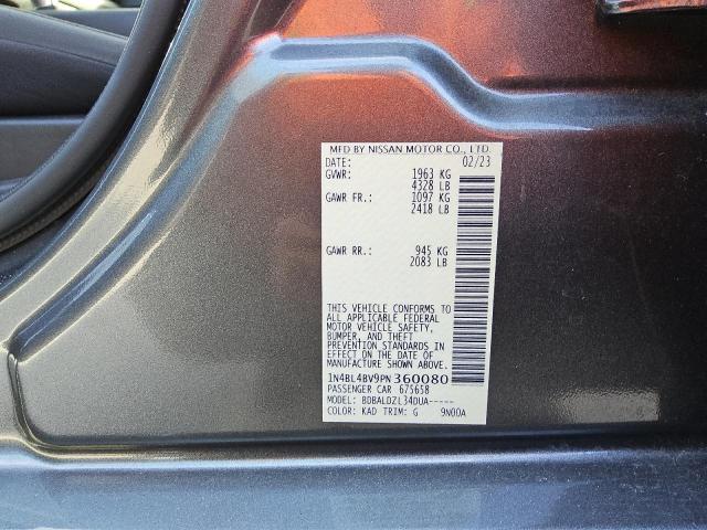 Photo 12 VIN: 1N4BL4BV9PN360080 - NISSAN ALTIMA S 