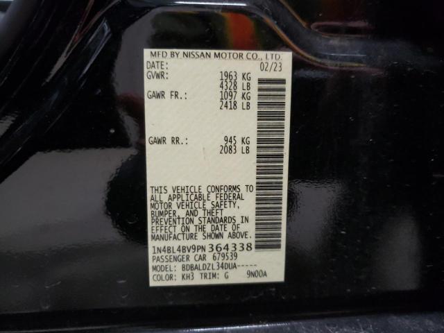 Photo 11 VIN: 1N4BL4BV9PN364338 - NISSAN ALTIMA 