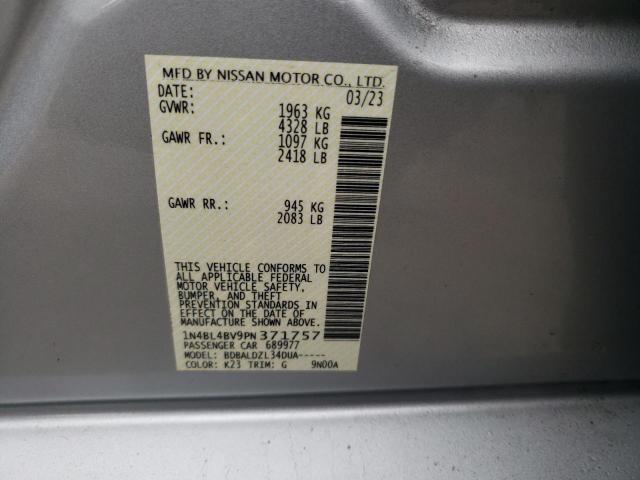 Photo 12 VIN: 1N4BL4BV9PN371757 - NISSAN ALTIMA 