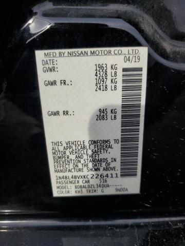 Photo 11 VIN: 1N4BL4BVXKC226411 - NISSAN ALTIMA 