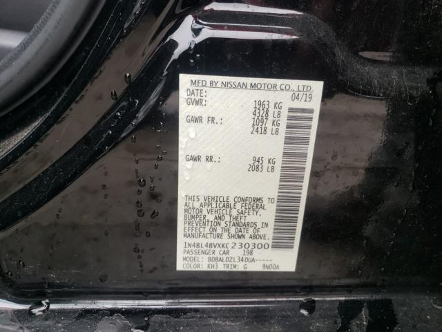 Photo 9 VIN: 1N4BL4BVXKC230300 - NISSAN ALTIMA S 