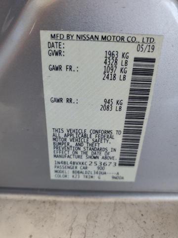 Photo 12 VIN: 1N4BL4BVXKC253673 - NISSAN ALTIMA S 