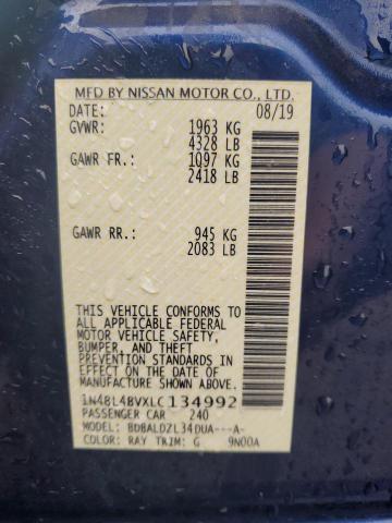 Photo 11 VIN: 1N4BL4BVXLC134992 - NISSAN ALTIMA S 