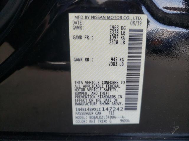 Photo 11 VIN: 1N4BL4BVXLC147242 - NISSAN ALTIMA S 